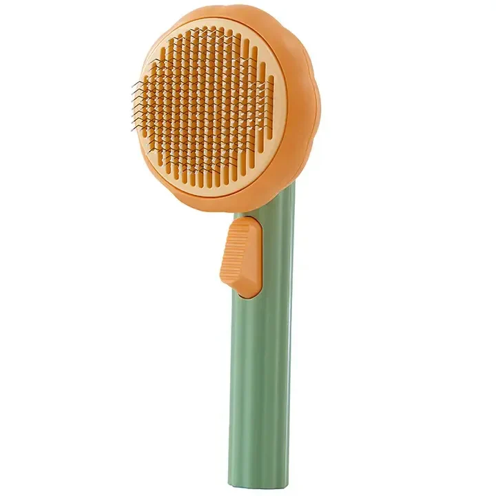 Pumpkin-Shaped Pet Grooming Brush