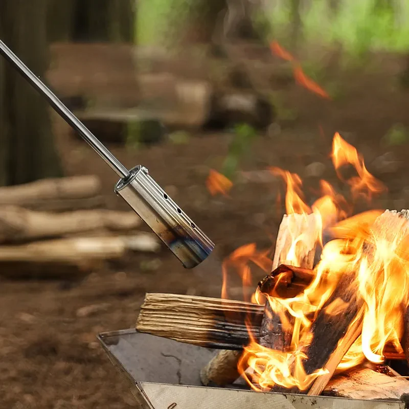 Weed Killer Butane Gas Torch Grass Shrub Garden Fire Burner Extendible Handle for Grass Removing